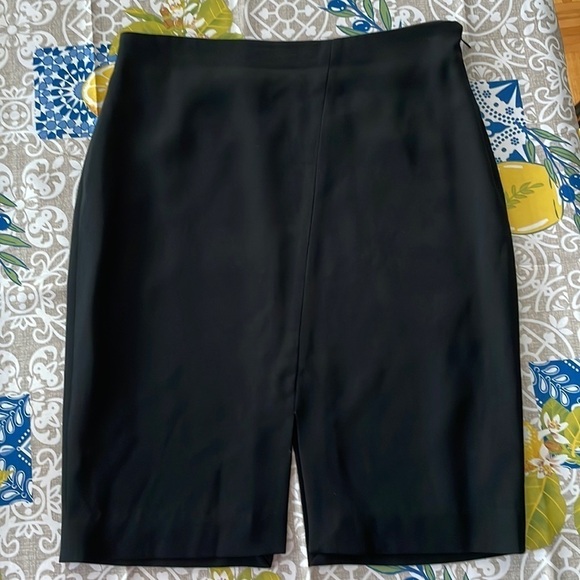 Aritzia Babaton | Zayan Pencil Skirt | Double Slit Front And Back | Black - Picture 2 of 8